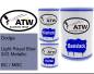 Preview: Dodge, Light Royal Blue S/G Metallic, BC / MBC: 500ml Lackdose + 500ml Klarlack + 250ml Härter - Set, von ATW Autoteile West.